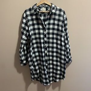 Long Plaid Flannel